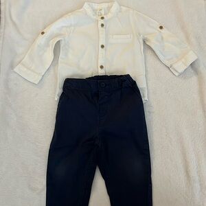 H&M shirt and pants set in 9M
